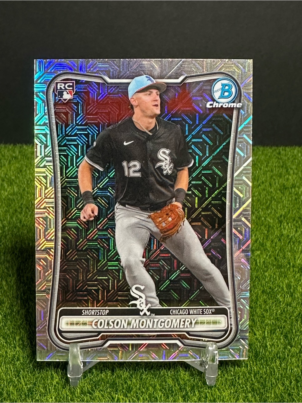 Colson Montgomery RC 2026 Bowman Chrome Mega IMAGE VARIATION SSP Mojo Refractor